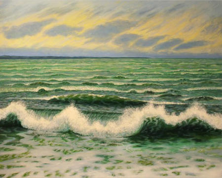 White Waves Across the Solent 