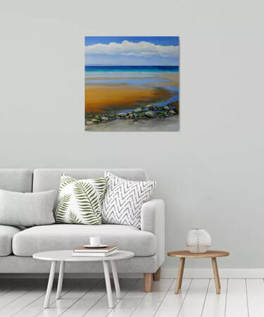 Sand and Sea in room  