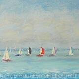 Mermaid Yachts with Spinnakers Up