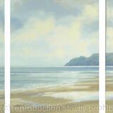 blue cliffs triptych