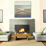 Out to Sea painting in a room