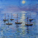 Moonlight over Moorings