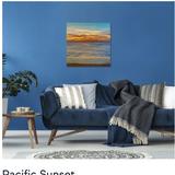 Painting in room setting 