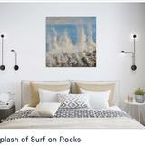 A Splash of Surf on the rocks 