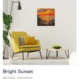 Bright Sunset in a room setting 