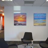 Paintings exhibited by littlevangogh company in situ  