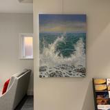 Paintings exhibited by littlevangogh company in situ  