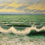 White Waves Across the Solent 