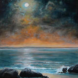 Moonlight over the Solent 