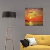 Tropical sunsetin room 