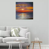 Sunset over the Sea in room 