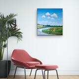 Nature reserve in room setting 