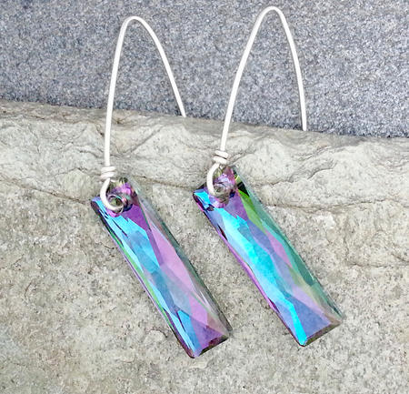 Swarovski Paradise Shine Silver Threader Earrings