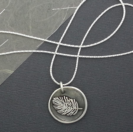Fern Wax Seal Stamp Pendant