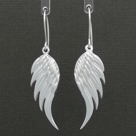 Angel Wing Sterling Silver Earrings