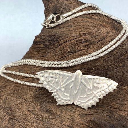 Tortoiseshell Butterfly Pendant