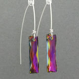 Swarovski Sterling Rainbow Threader Earrings 