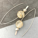 Rock Crystal Minimalist Threaders