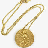 Archangel Michael Gold Vermeil Pendant
