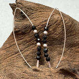 Onyx Silver Threaders