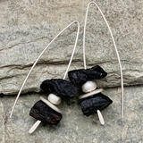 Raw Black Tourmaline Threaderss