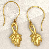 Azalea Gold Vermeil Hoop Earrings 