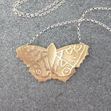 Peacock Bronze Golden Butterfly