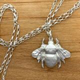 Bumble Bee Silver Pendant