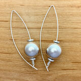 SOLD. Silver Sphere Bauble Threaders