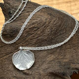 Hydrangea Petal Silver Pendant