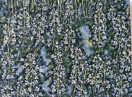 Water Flowers -Blues