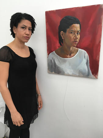 Unveiling of self portrait