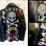 Biker Jacket 'Love' Sculpture
