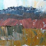 hill across the marshland