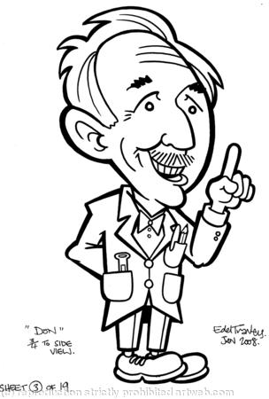 Character Design : Don the Scientist