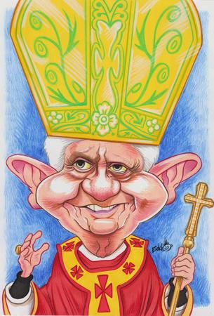 Edd's Heads: Pope Benedict