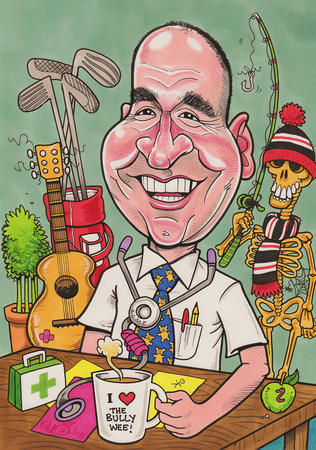 Doctor's Retirement Gift Caricature
