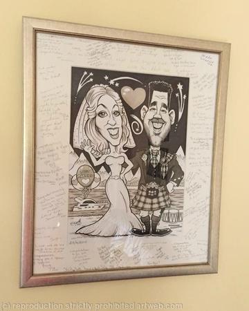 Wedding Guest Display Signing Board