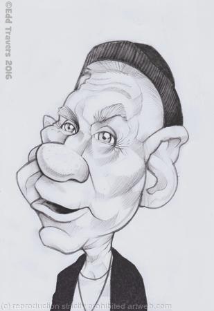 Burgess Meredith as 'Mickey Goldmill' sketch