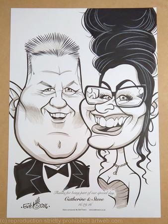Wedding Guest Caricature