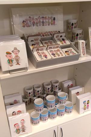 Auld Pals Merchandise Display