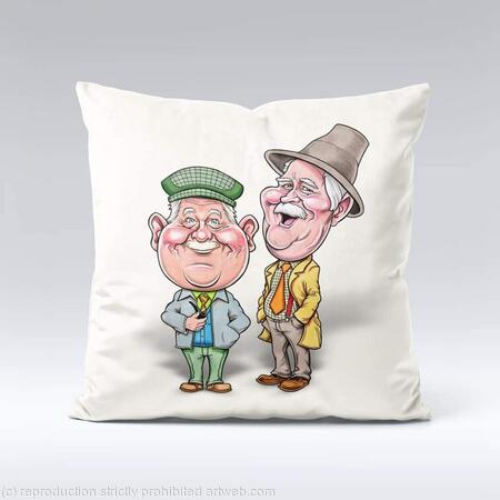 Coupla Auld Pals Cushion