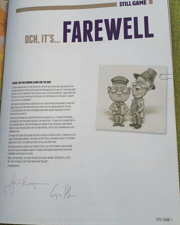 Still Game - The Final Farewell Tour Programme