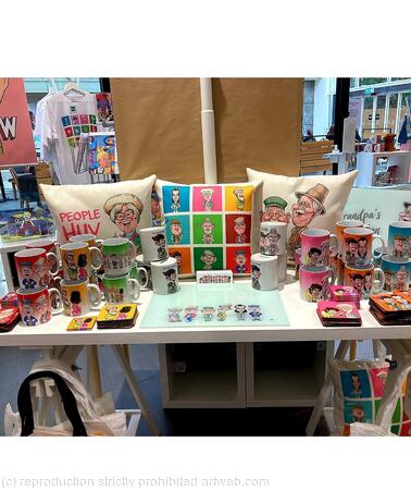 Auld Pals In Store Merch Display