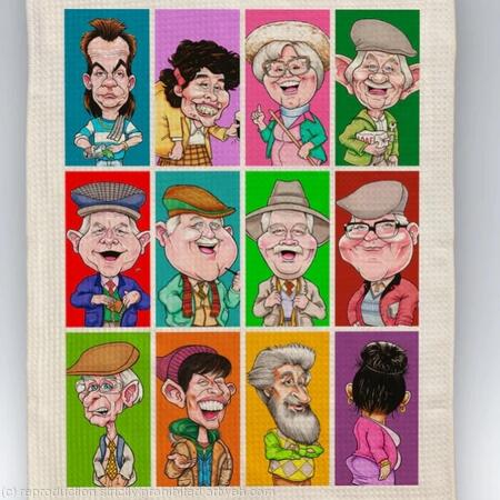 Auld Pals Tea Towel