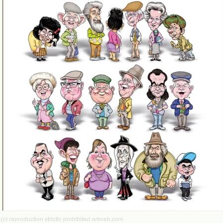 Auld Pals - 'The Whole Gang' Print