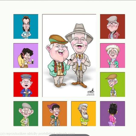 Auld Pals Square Print
