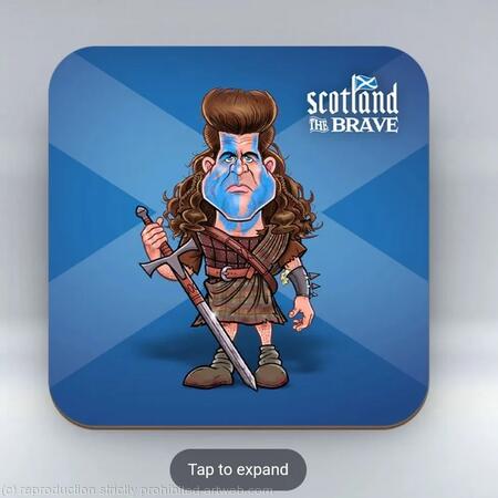 Scotland The Brave - Wallace Coaster
