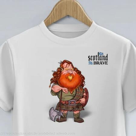 Scotland The Brave - Hamish T Shirt
