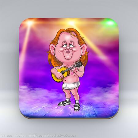 'The Whitburn Warbler!'  - Lewis Capaldi Coaster  